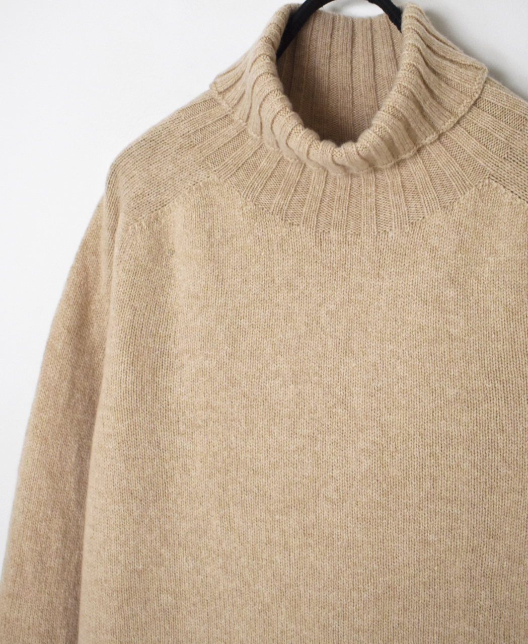 JNAMP1651 (ニット) POLO NECK SADDLE SHOULDER P/O
