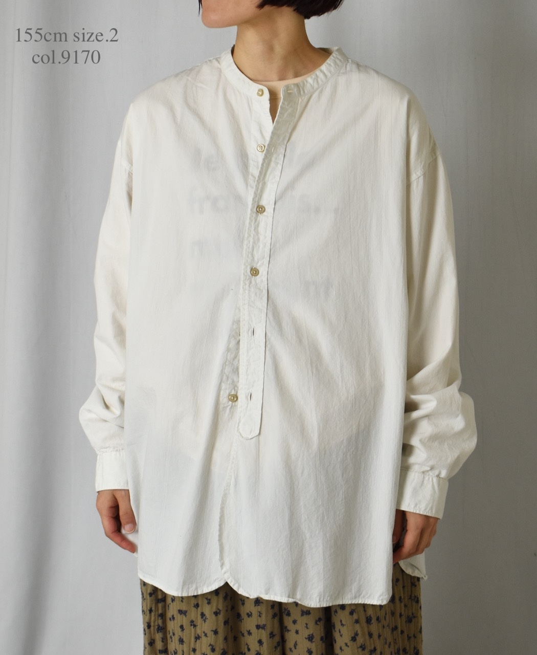 INAM2551PD(シャツ) 40s POPLIN OVER DYE UTILITY SHIRTS