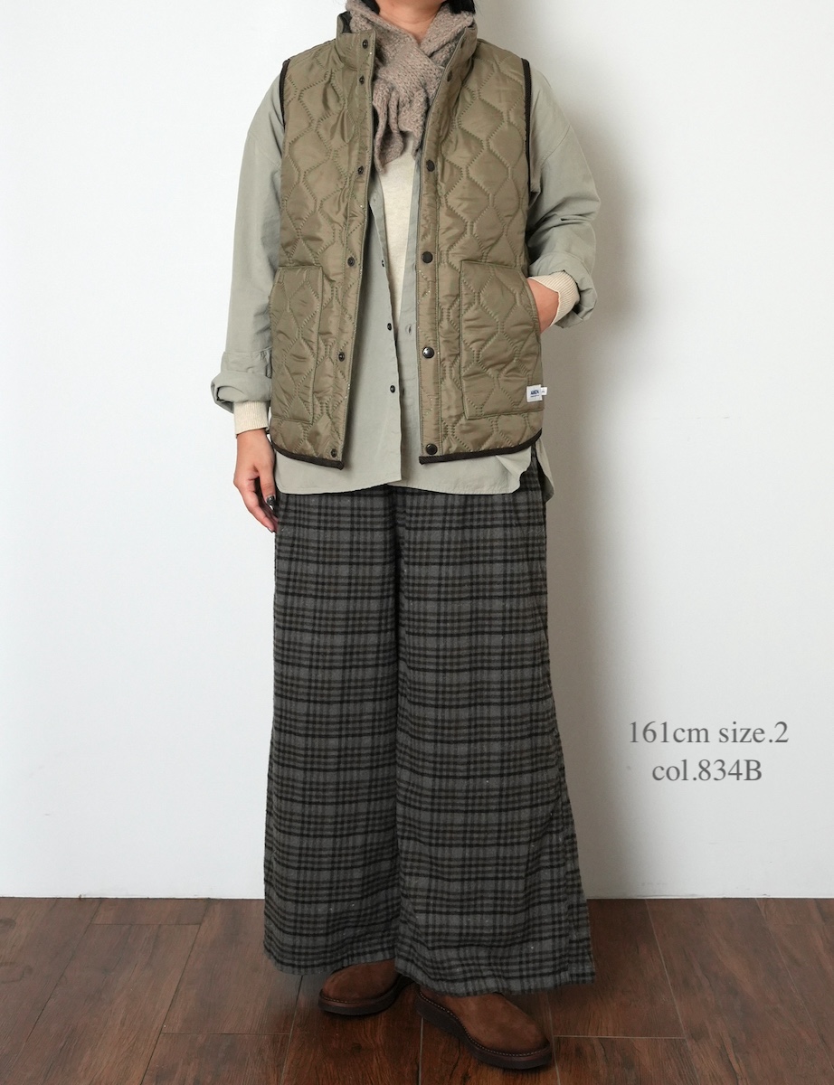 NAM9984PP (ベスト) POLY×POLY HEAT QUILT STAND COLLAR VEST