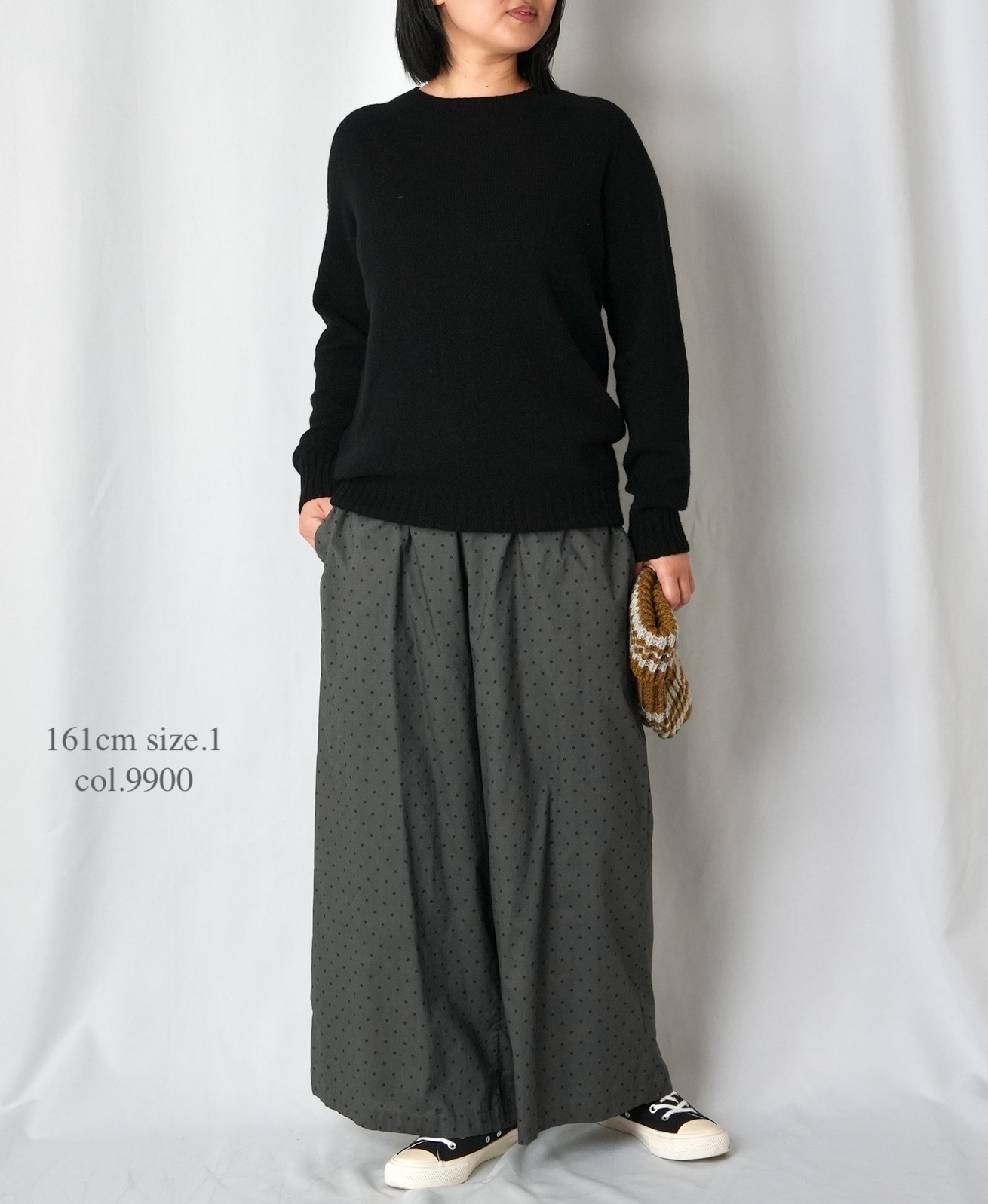 JNAMP1451 (ニット) CREW NECK SADDLE SHOULDER P/O