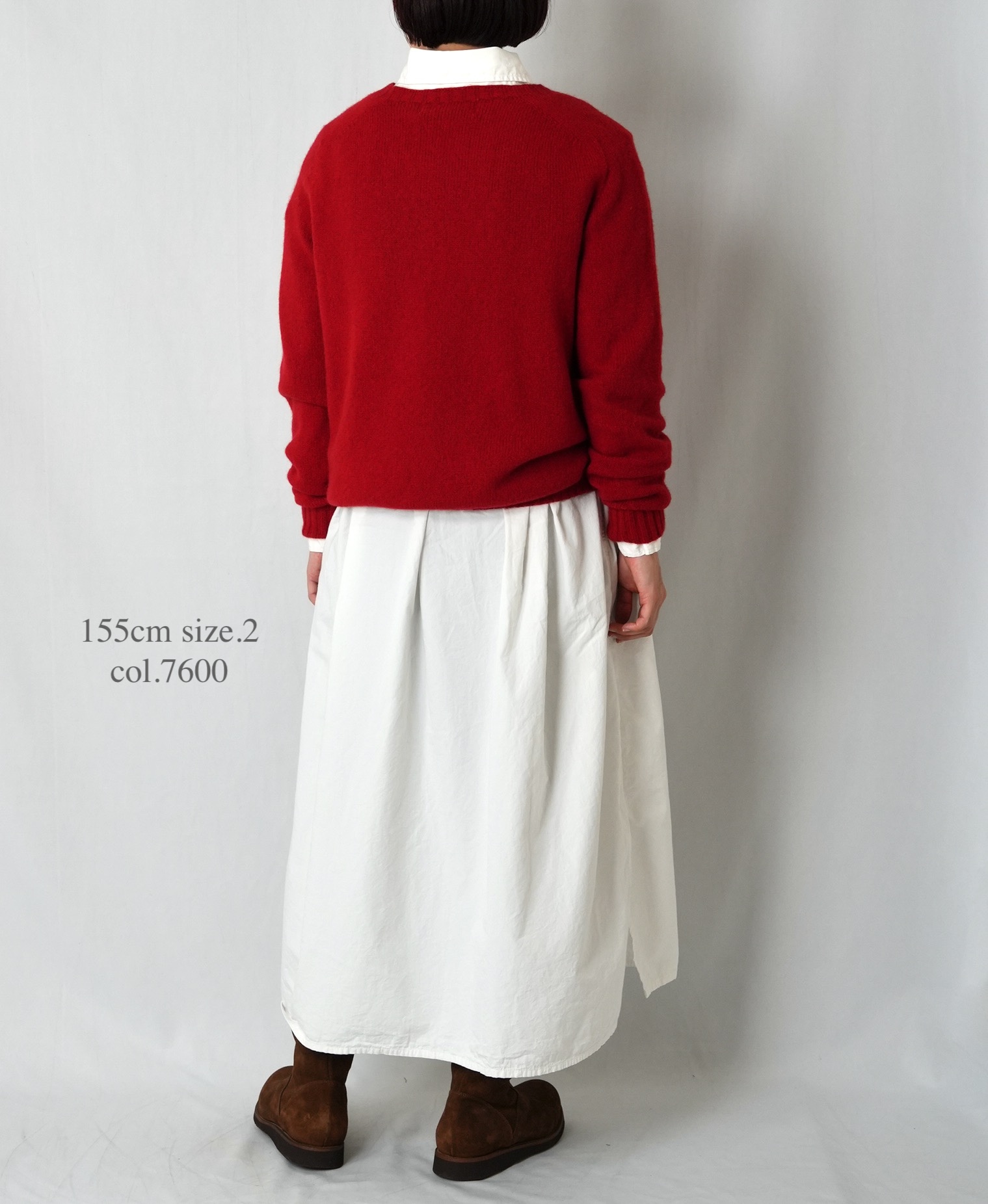 JNAMP1451 (ニット) CREW NECK SADDLE SHOULDER P/O