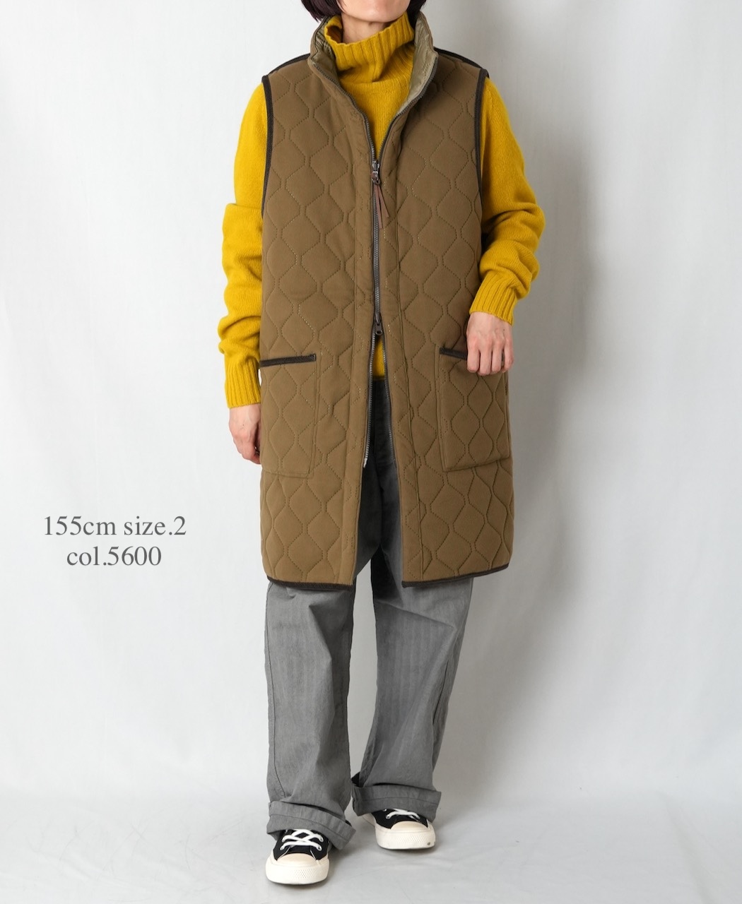 JNAMP1651 (ニット) POLO NECK SADDLE SHOULDER P/O