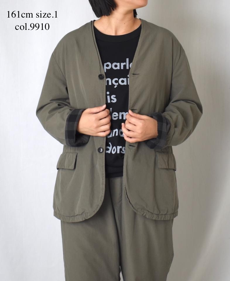NFA2351P46(Tシャツ) "JE PARLE"COTTON JERSEY CREW NECK OVERSIZE L/SL T-SHIRT WITH CUFF