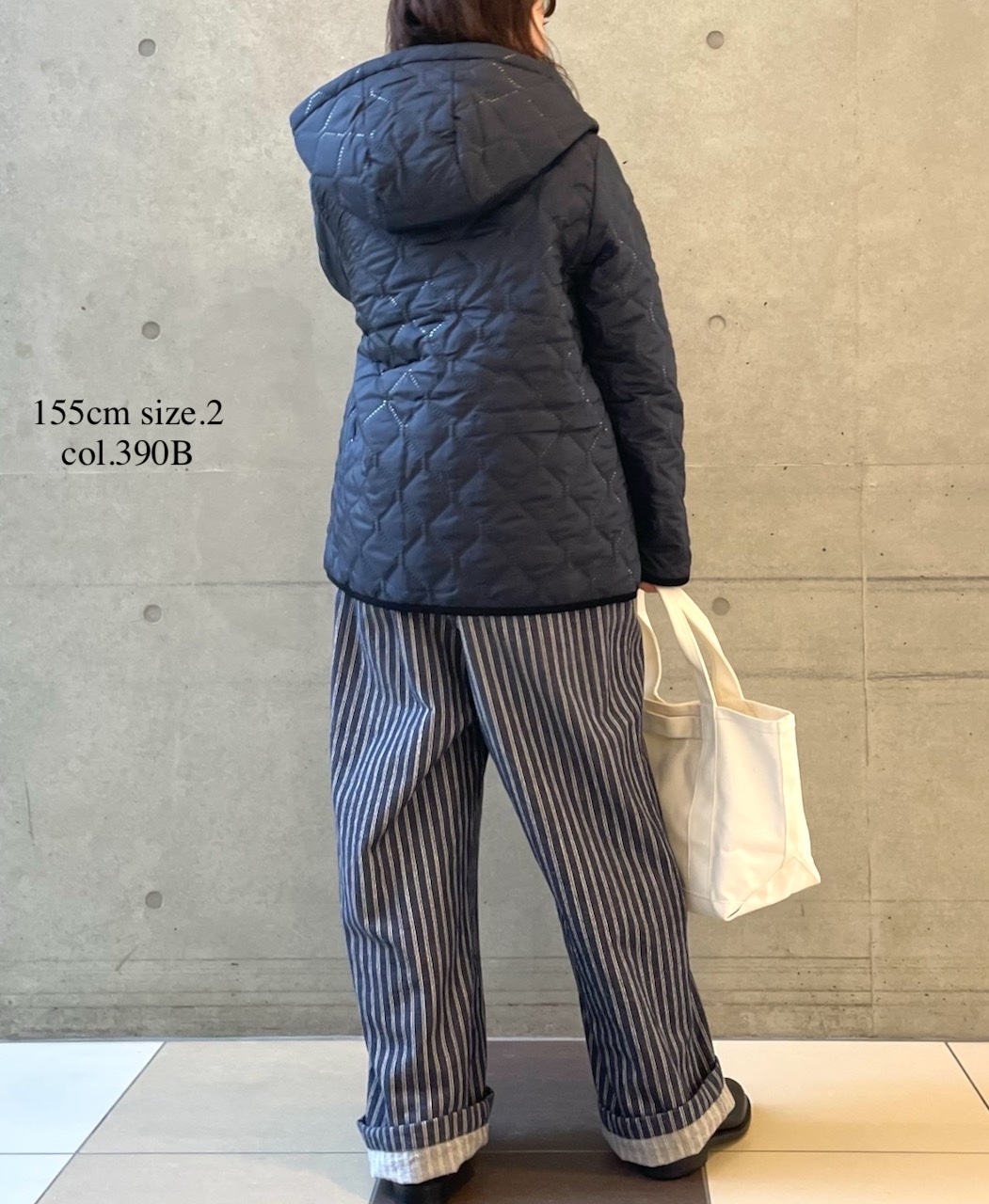 NAM2556(ジャケット) PLAIN POLYESTER×FREECE HEAT QUILT REVERSIBLE HIGH COLLAR HOODED JACKET