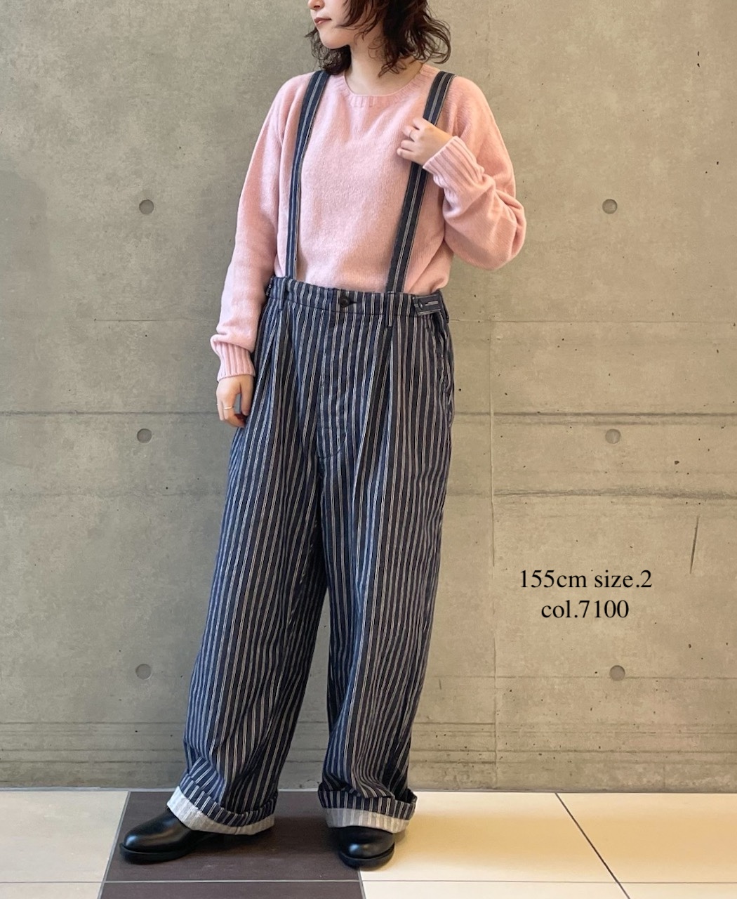 JNAMP1451 (ニット) CREW NECK SADDLE SHOULDER P/O