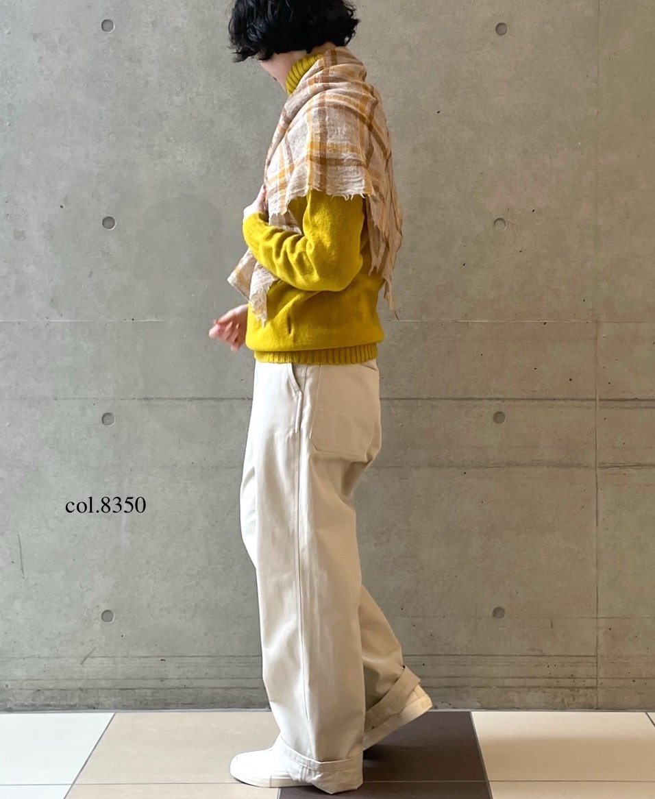 NSL25512(ストール) WOOL CHECK SQUARE STOLE