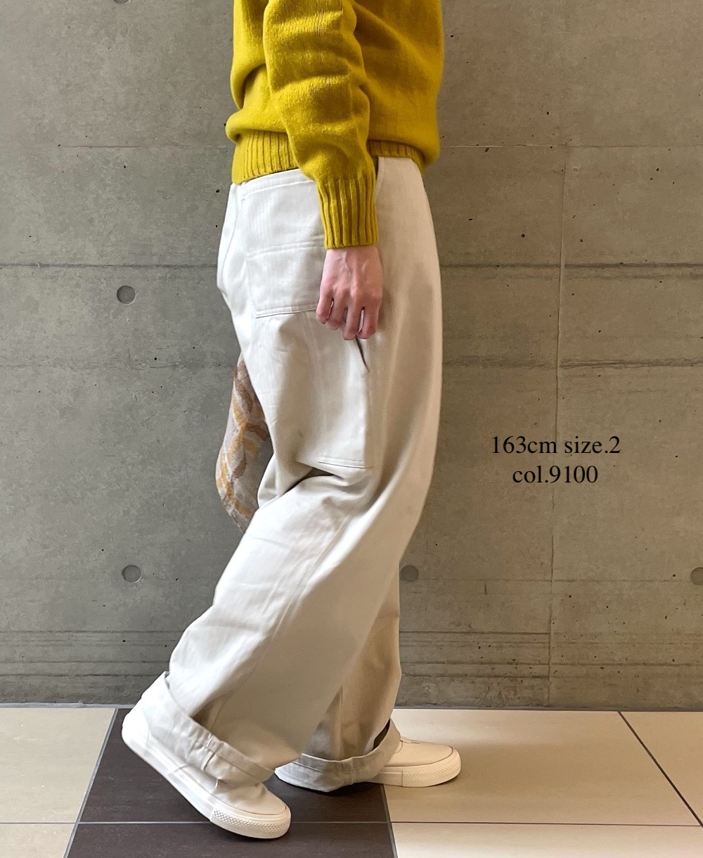 GNAM2551(パンツ) ORGANIC COTTON HERRINGBONE WORK PANTS