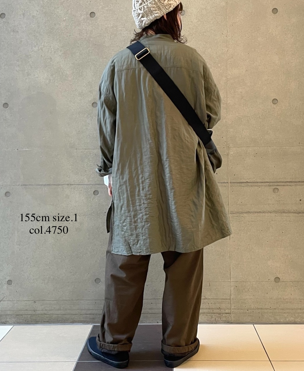 NMDS25583(シャツ) STITCHED BANGALORE SILK PLAIN BANDED COLLAR SHIRT