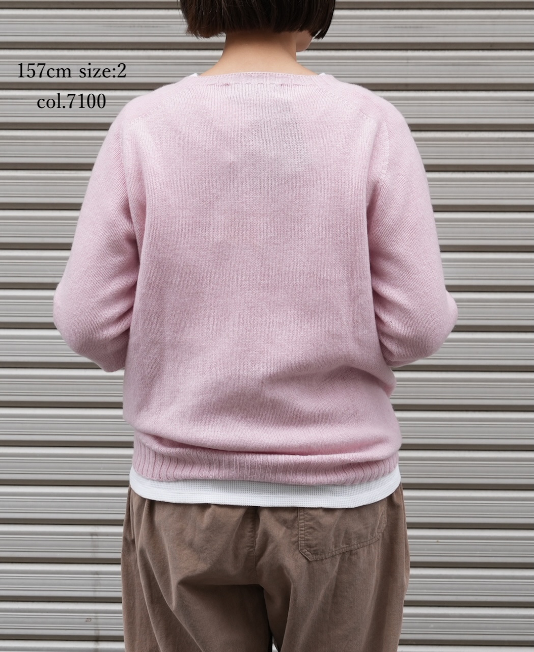 JNAMP1451 (ニット) CREW NECK SADDLE SHOULDER P/O