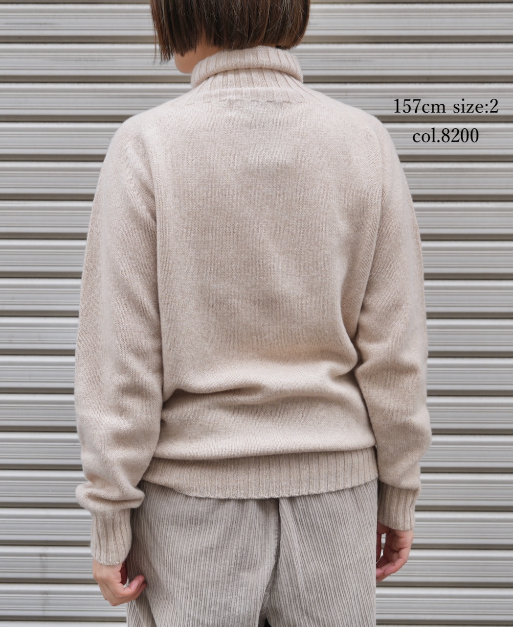 JNAMP1651 (ニット) POLO NECK SADDLE SHOULDER P/O