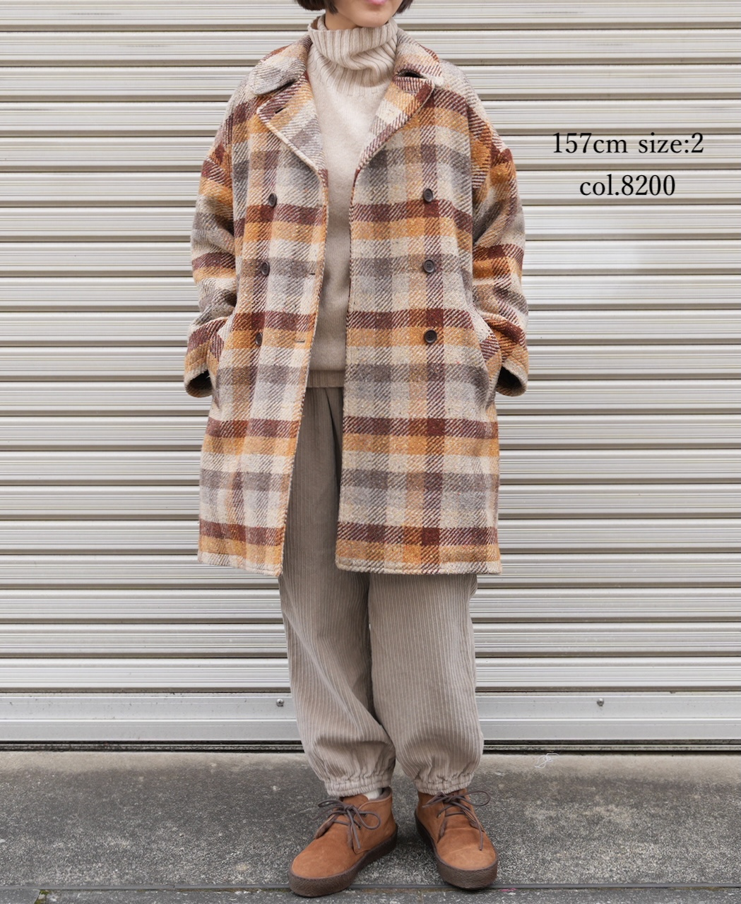 JNAMP1651 (ニット) POLO NECK SADDLE SHOULDER P/O