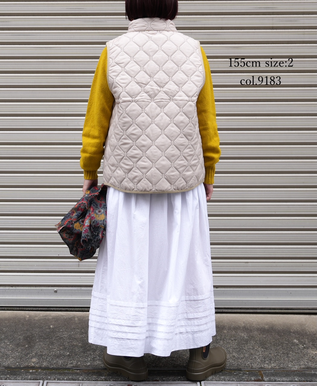 NAM9984PP (ベスト) POLY×POLY HEAT QUILT STAND COLLAR VEST