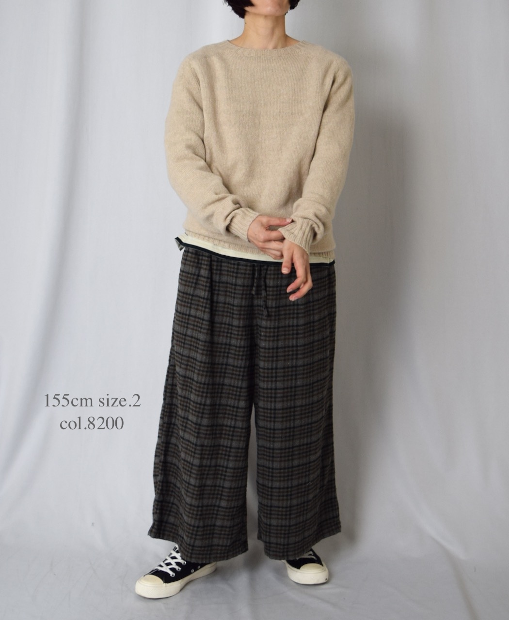JNAMP1451 (ニット) CREW NECK SADDLE SHOULDER P/O