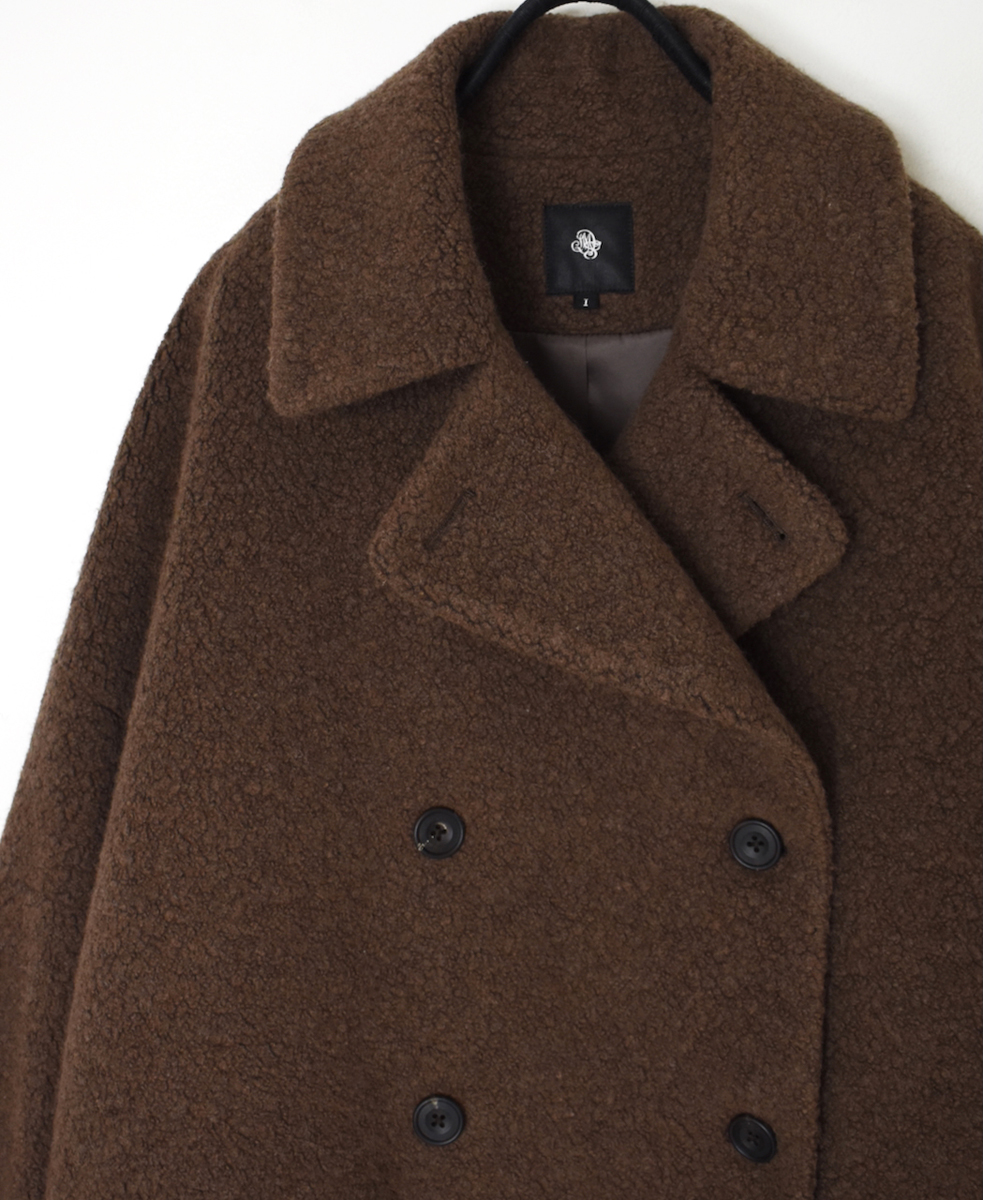 JNMDS2451(コート) RECYCLE BOA WOOL DOUBLE OVER COAT