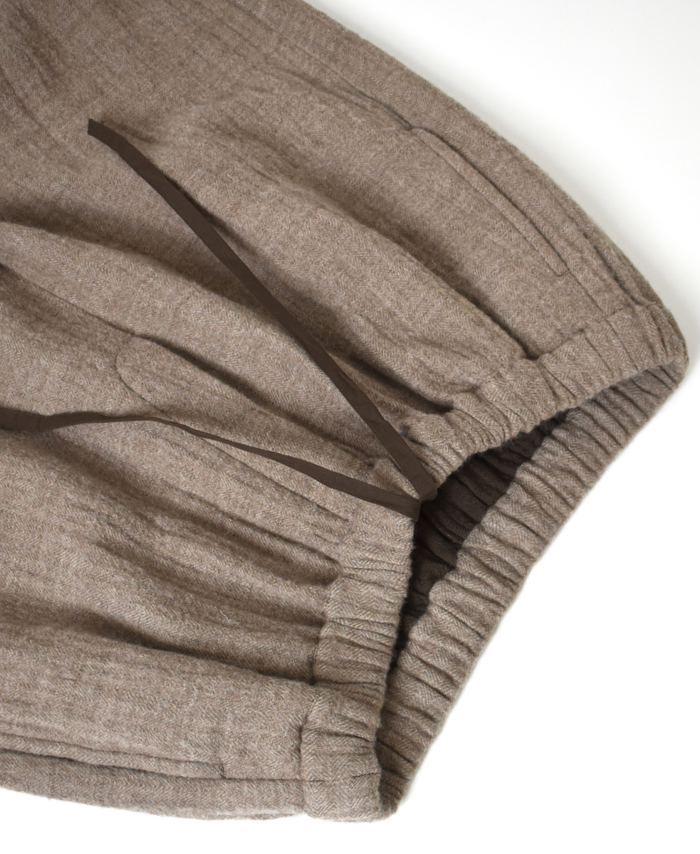 NMDS25612(キュロット) WOOL COTTON HERRINGBONE CULLOTES