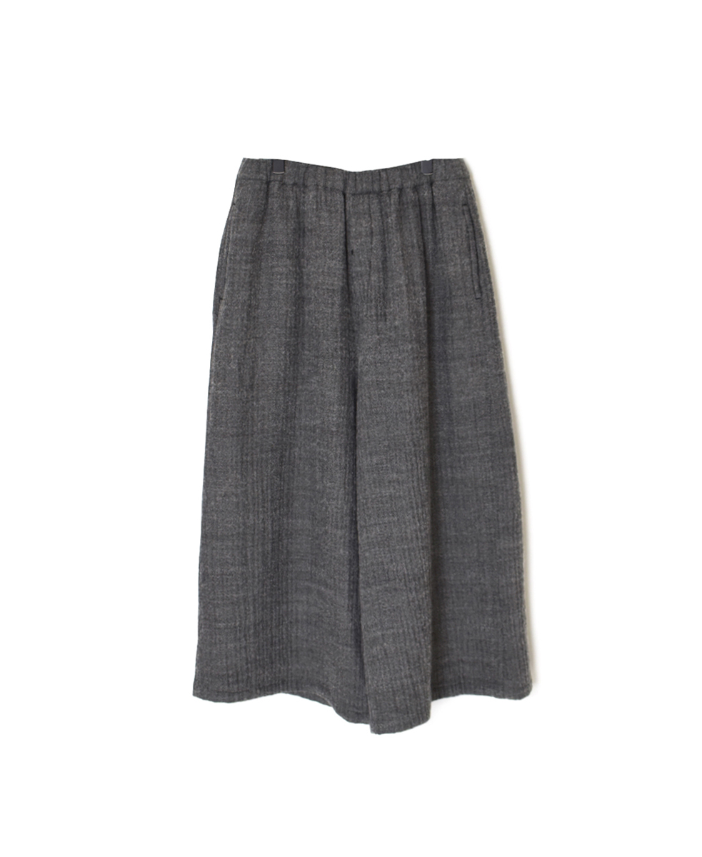 NMDS25612(キュロット) WOOL COTTON HERRINGBONE CULLOTES