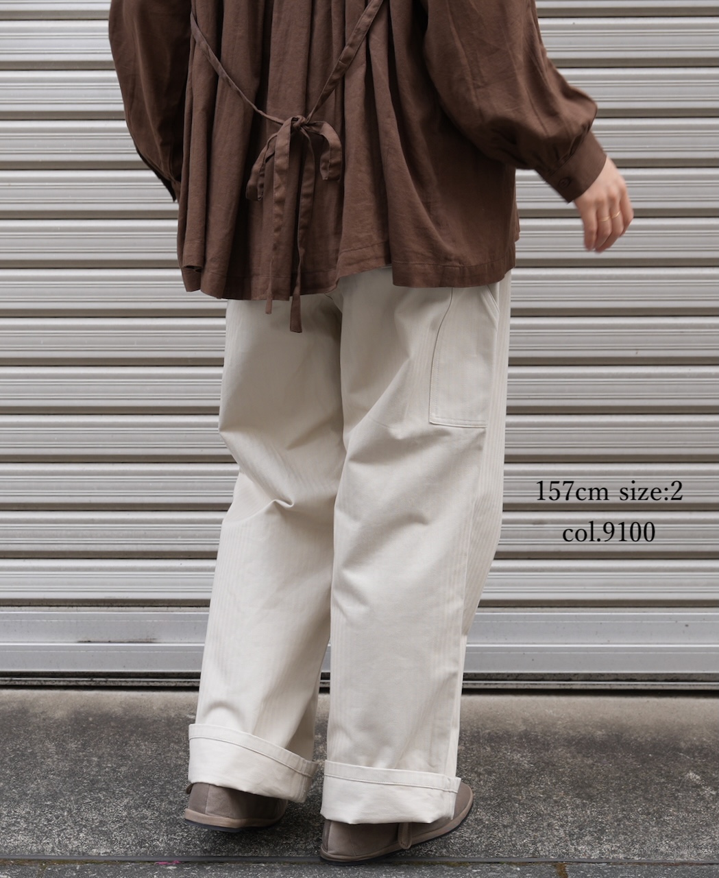 GNAM2551(パンツ) ORGANIC COTTON HERRINGBONE WORK PANTS