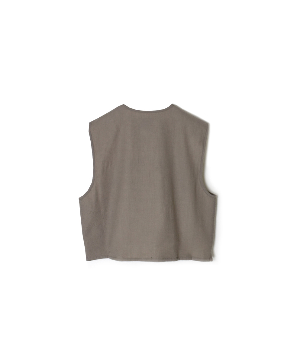 NMDS25602(ボレロ) BOILED WOOL PLAIN EMB BOLERO