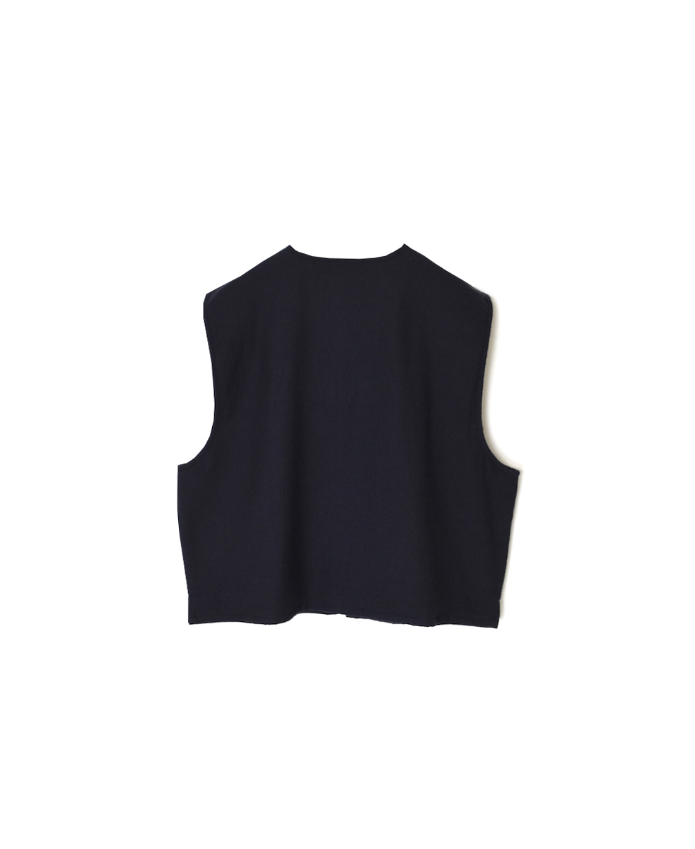 NMDS25602(ボレロ) BOILED WOOL PLAIN EMB BOLERO