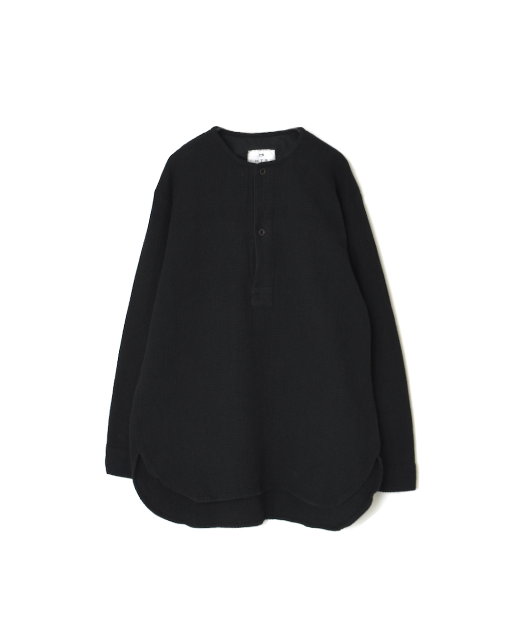 INHT2574WPD(シャツ) WAFFLE PLAIN OVERDYE HENRY NECK SHIRTS