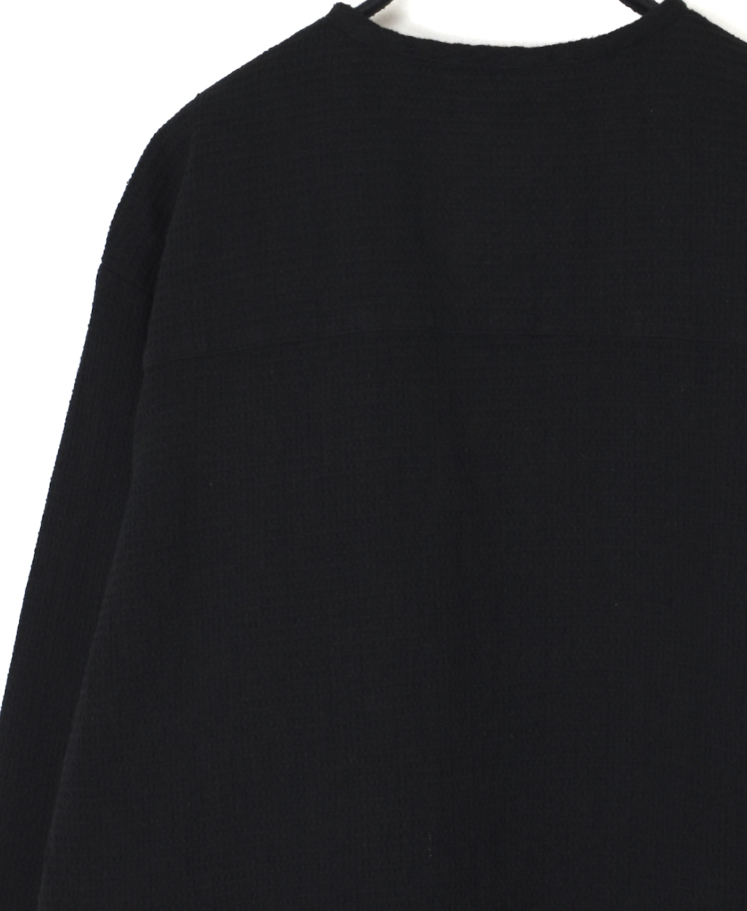 INHT2574WPD(シャツ) WAFFLE PLAIN OVERDYE HENRY NECK SHIRTS