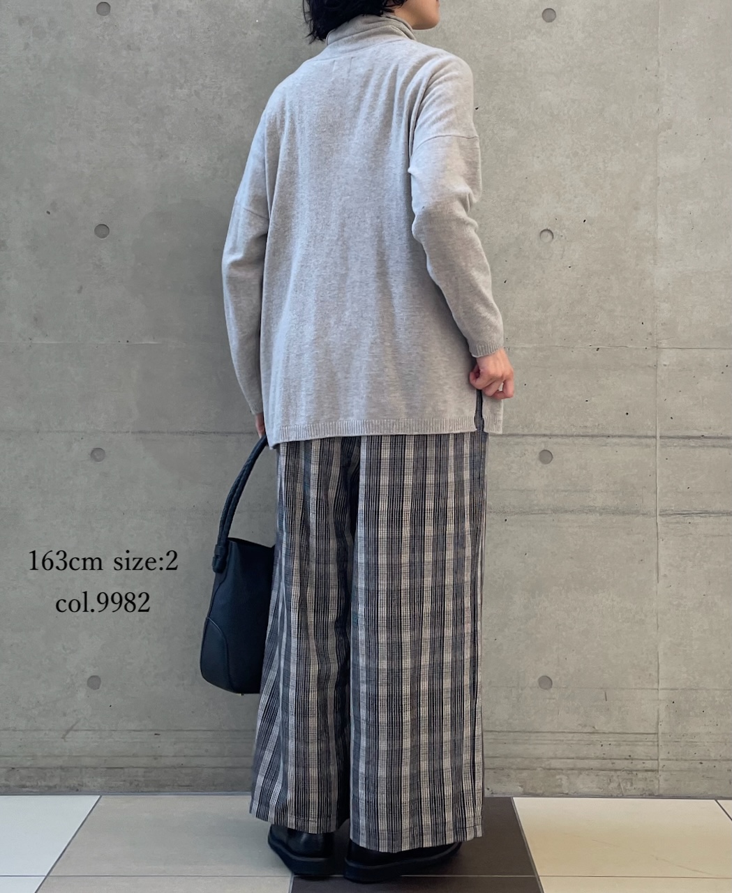 NMDS25595(パンツ) WOOL COTTON CHECK EASY PANTS