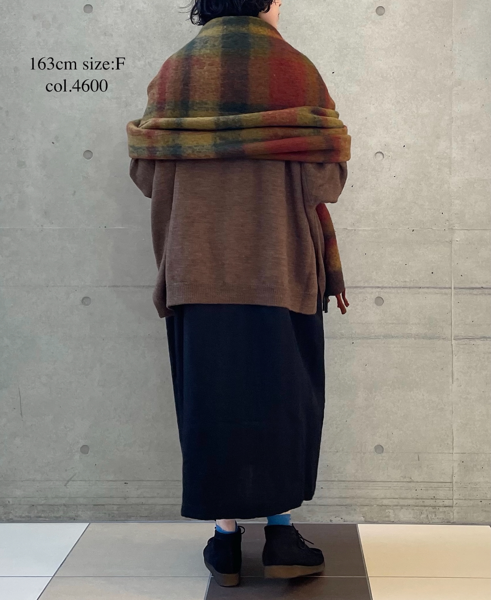 NSL25513(ブランケット) WOOL CHECK BLANKET