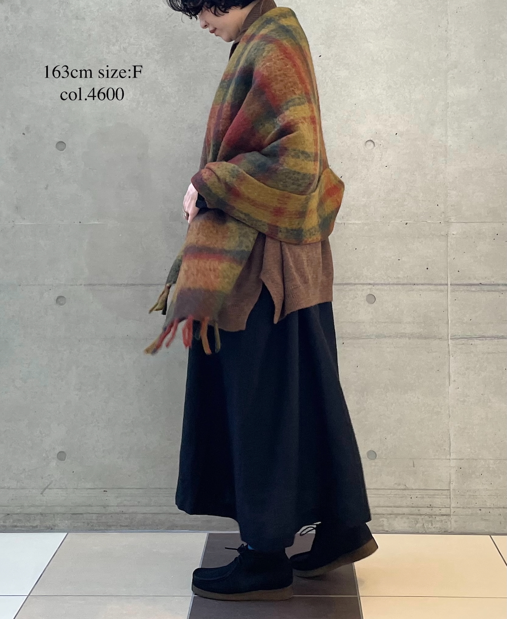 NSL25513(ブランケット) WOOL CHECK BLANKET