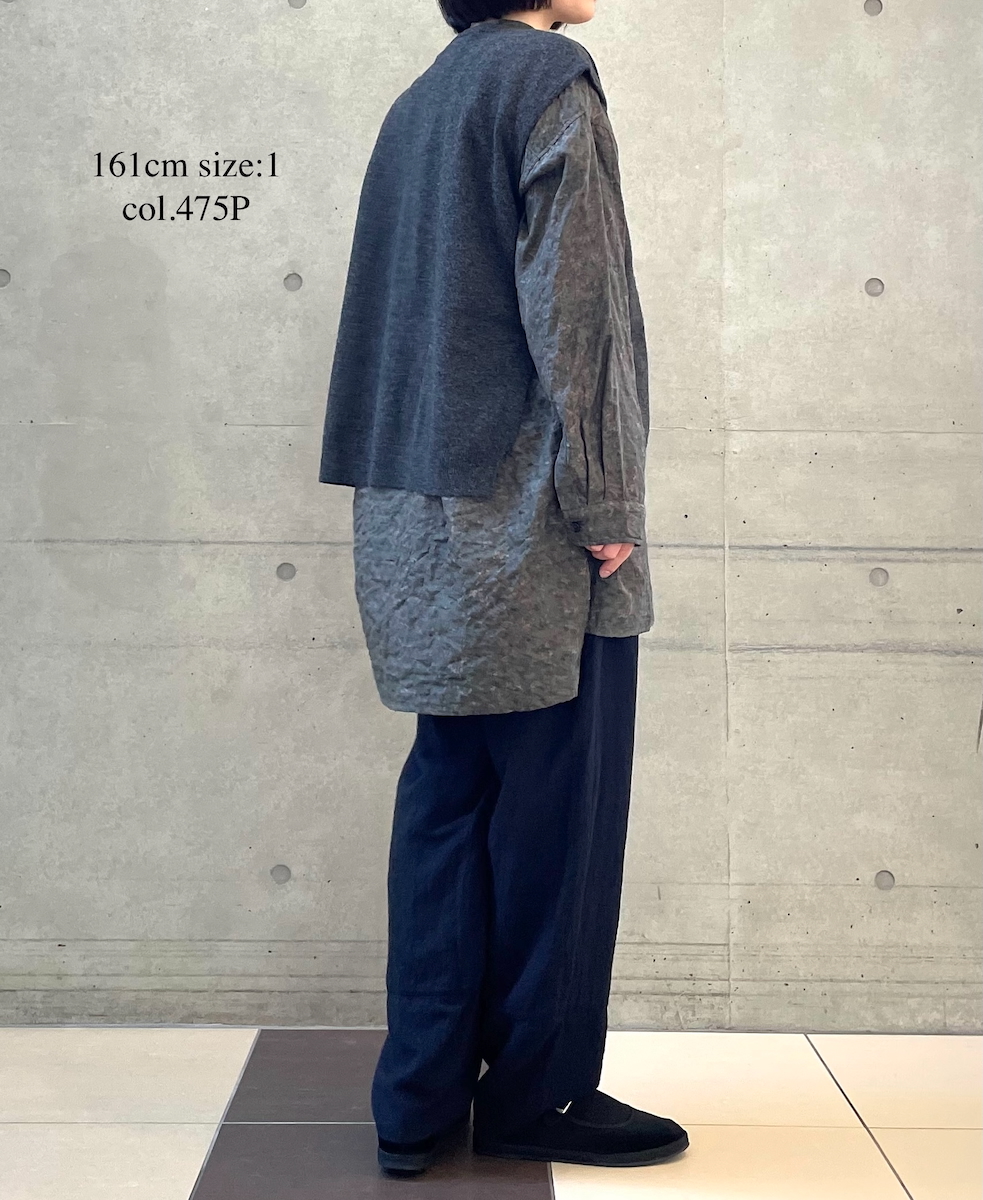 NMDS25575(シャツ) STITCHED BANGALORE SILK PAISLEY PRINT BANDED COLLAR SHIRT