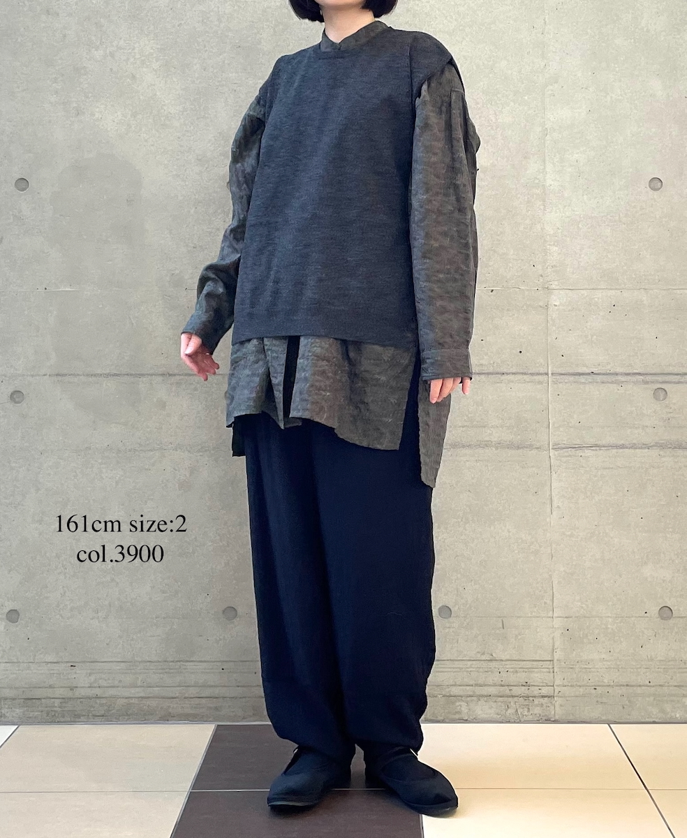 INSL25706(パンツ) WOOL/LINEN EASY PANTS