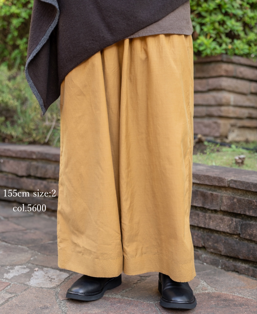 INMDS25745(パンツ) BANGALORE COTTON/SILK PLAIN EASY PANTS WITH LINING