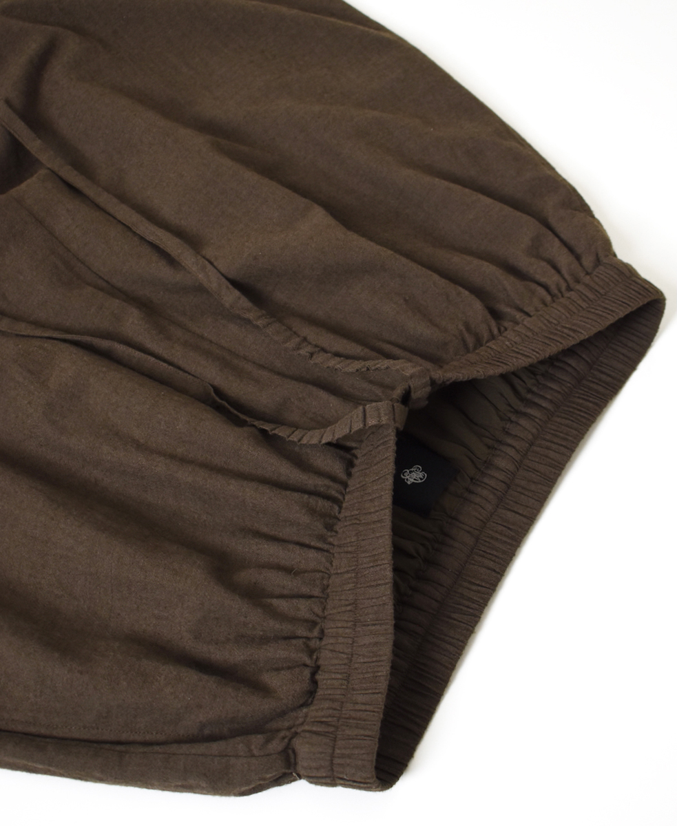 INMDS25755(パンツ) WOOL/COTTON/SILK PLAIN EASY PANTS