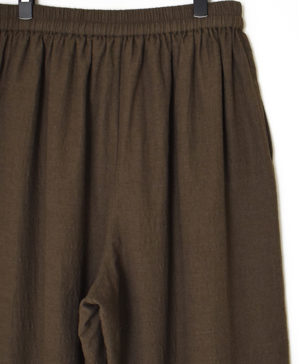 INMDS25755(パンツ) WOOL/COTTON/SILK PLAIN EASY PANTS