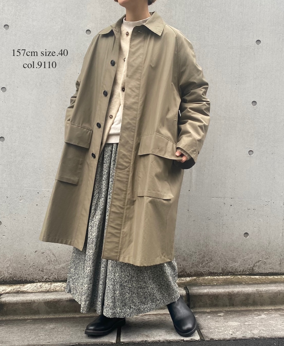 NJT2351 (ニット) SHETLAND WOOL PLAIN HEAVY BRUSH SEAM FREE CREW NECK SADDLE SHOULDER CARDIGAN