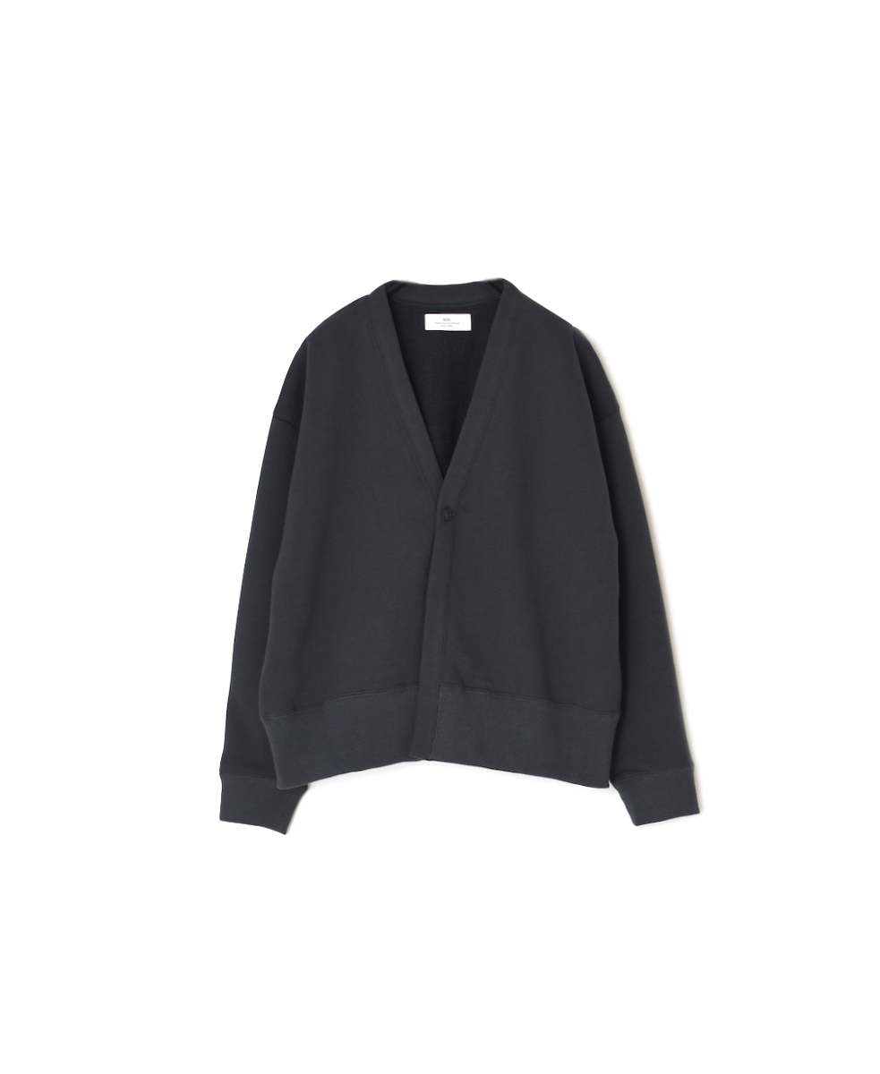  GNSL25542(カーディガン) COMBED COTTON FRENCH TERRY V-NECK 1BUTTON CARDIGAN