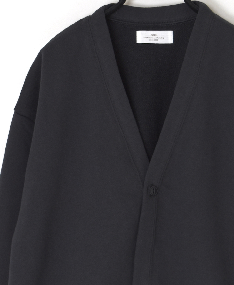  GNSL25542(カーディガン) COMBED COTTON FRENCH TERRY V-NECK 1BUTTON CARDIGAN