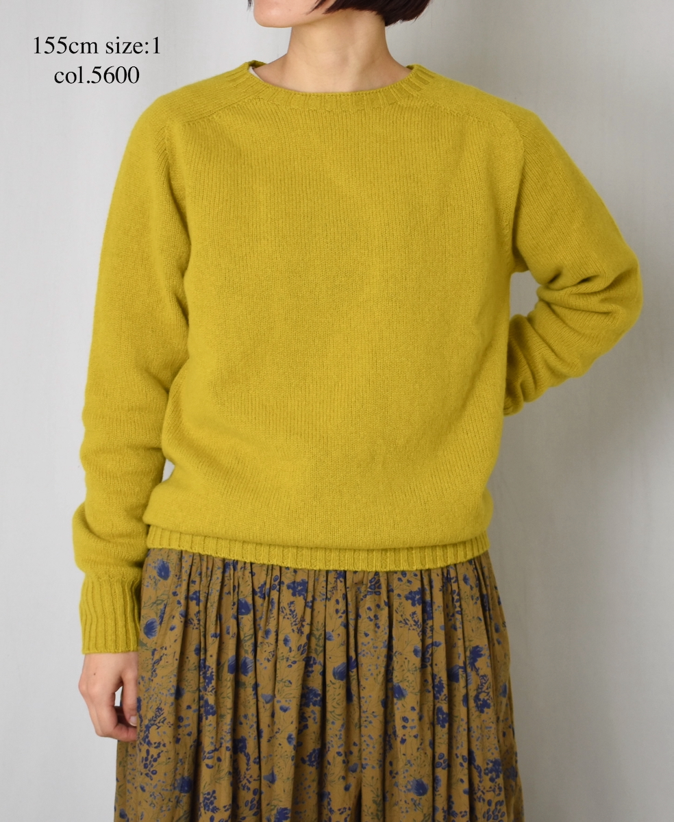 JNAMP1451 (ニット) CREW NECK SADDLE SHOULDER P/O