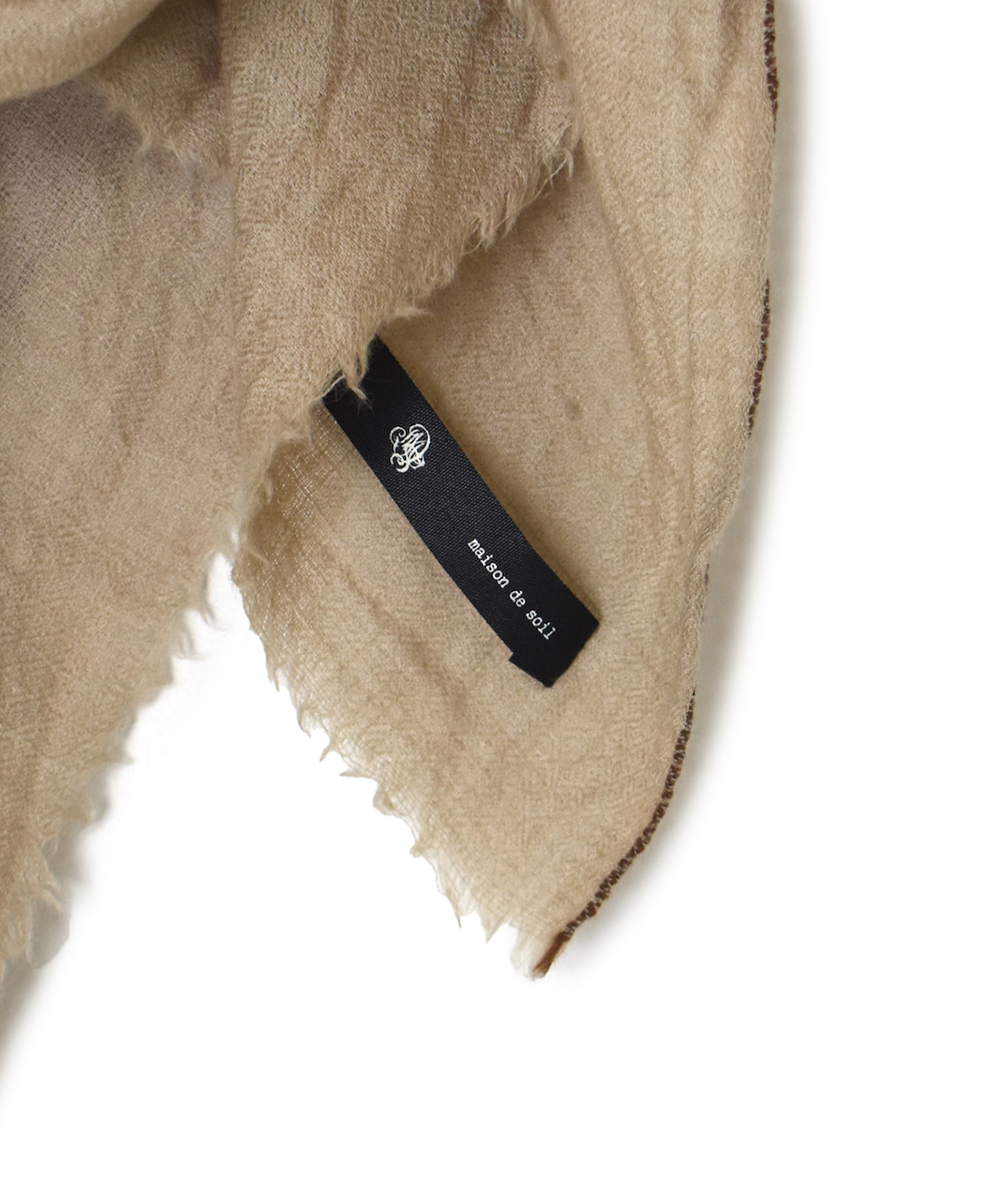 NMDS25802(ストール) WOOL/CASHMERE STOLE