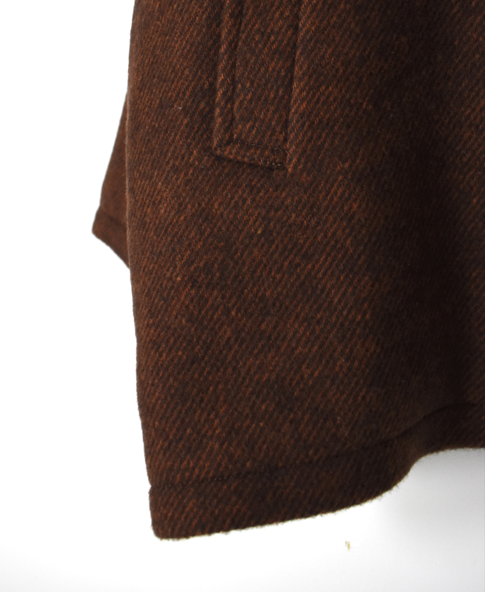 PNAM2352P (コート) WOOL PLAIN OVERSIZED PEA COAT WITH LINING