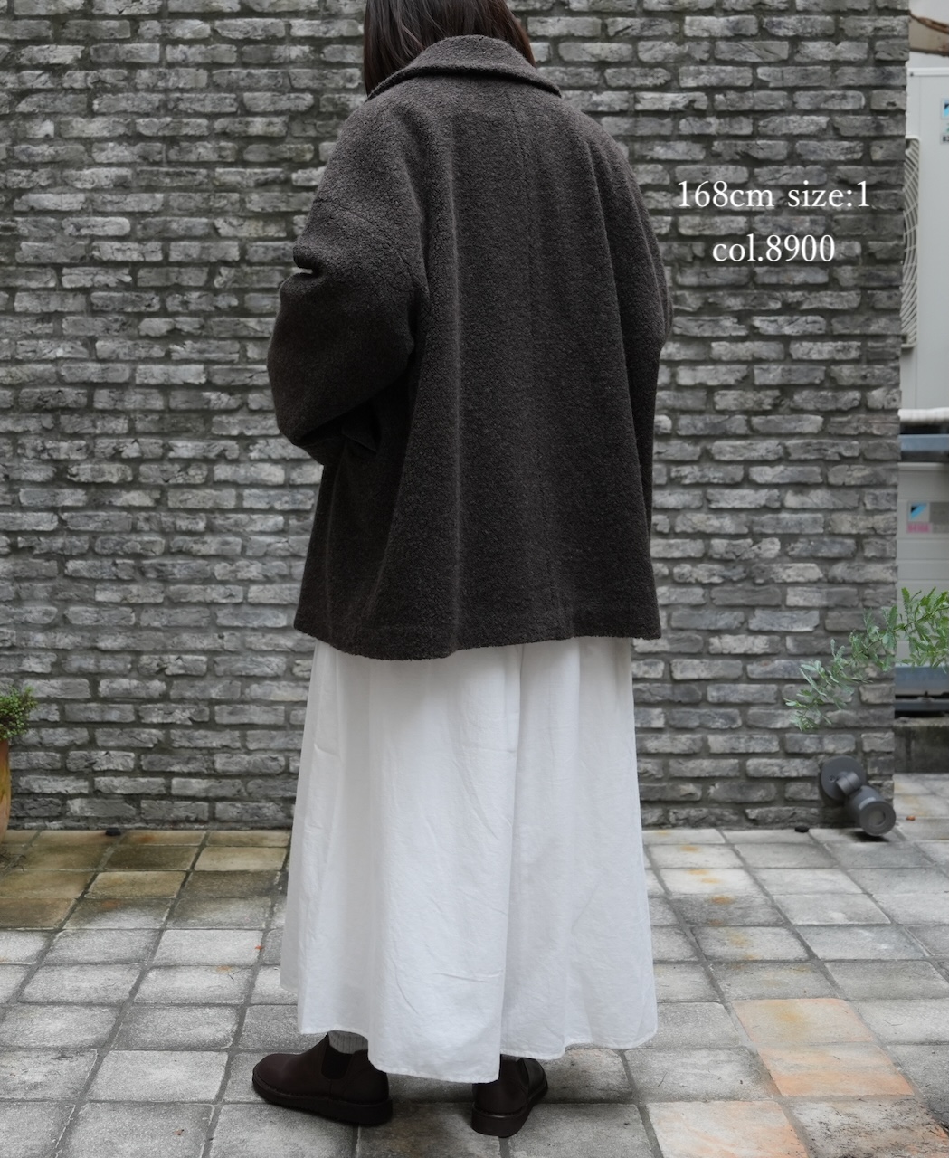 JNMDS2451(コート) RECYCLE BOA WOOL DOUBLE OVER COAT