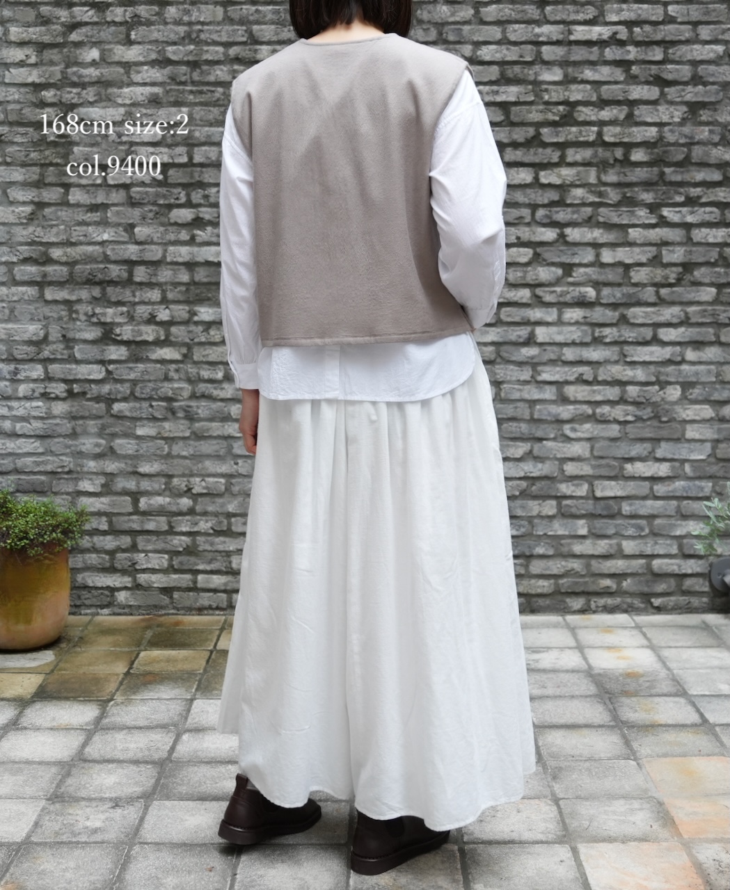 NMDS25602(ボレロ) BOILED WOOL PLAIN EMB BOLERO