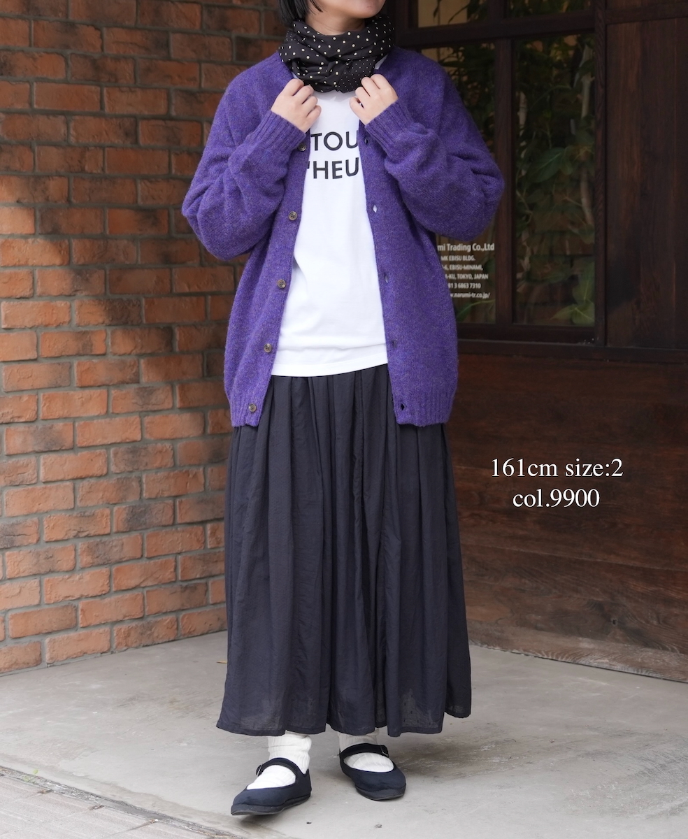NSL25565(スカート) 60s CAMBRIC PLAIN GATHERED SKIRT