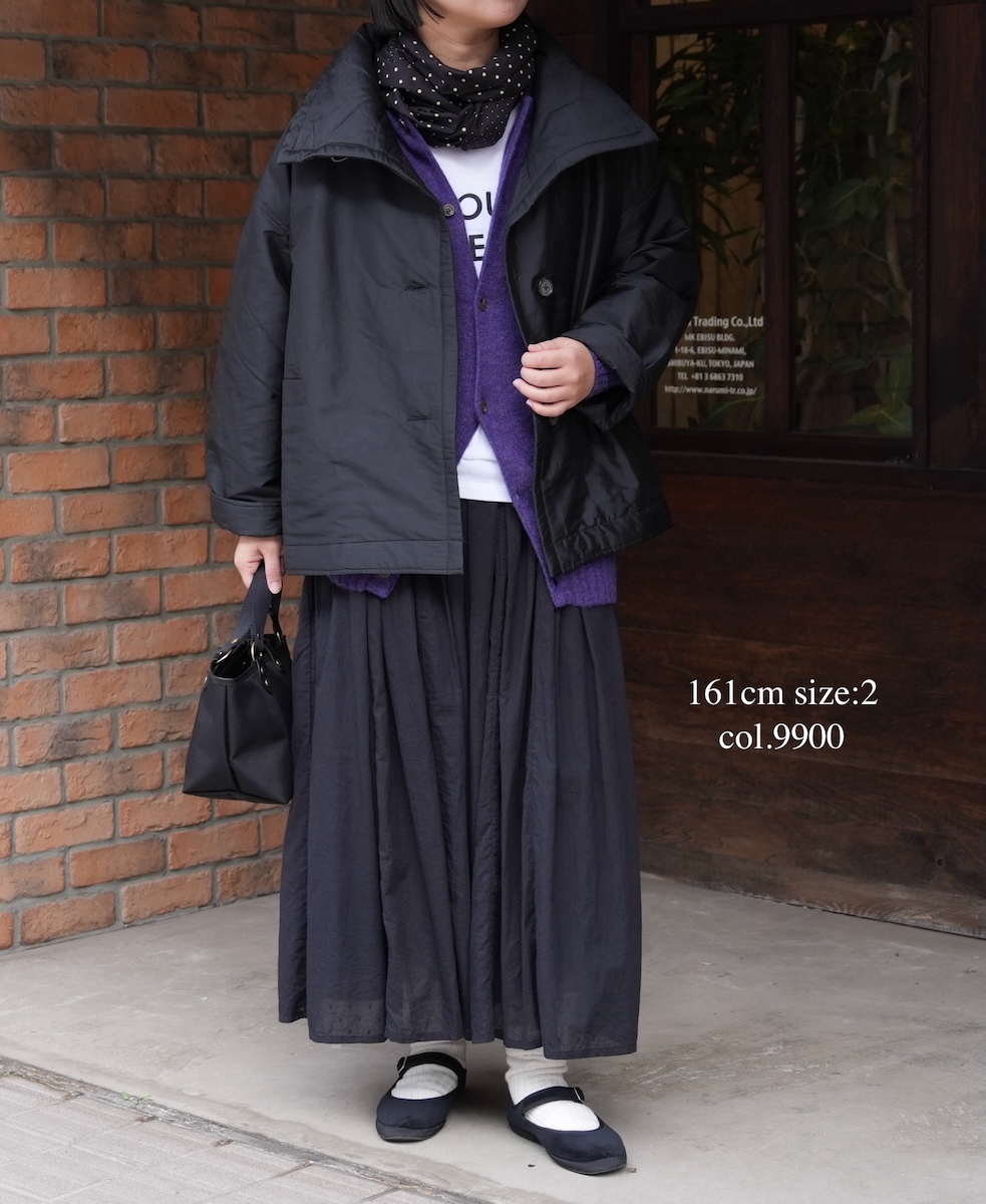 NSL25565(スカート) 60s CAMBRIC PLAIN GATHERED SKIRT