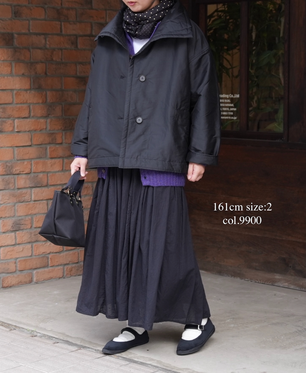 NSL25565(スカート) 60s CAMBRIC PLAIN GATHERED SKIRT