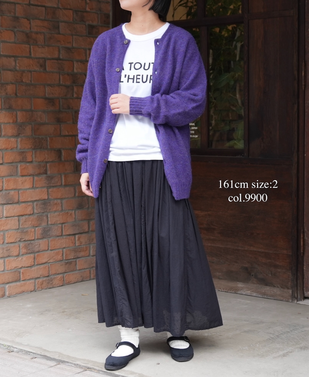 NSL25565(スカート) 60s CAMBRIC PLAIN GATHERED SKIRT