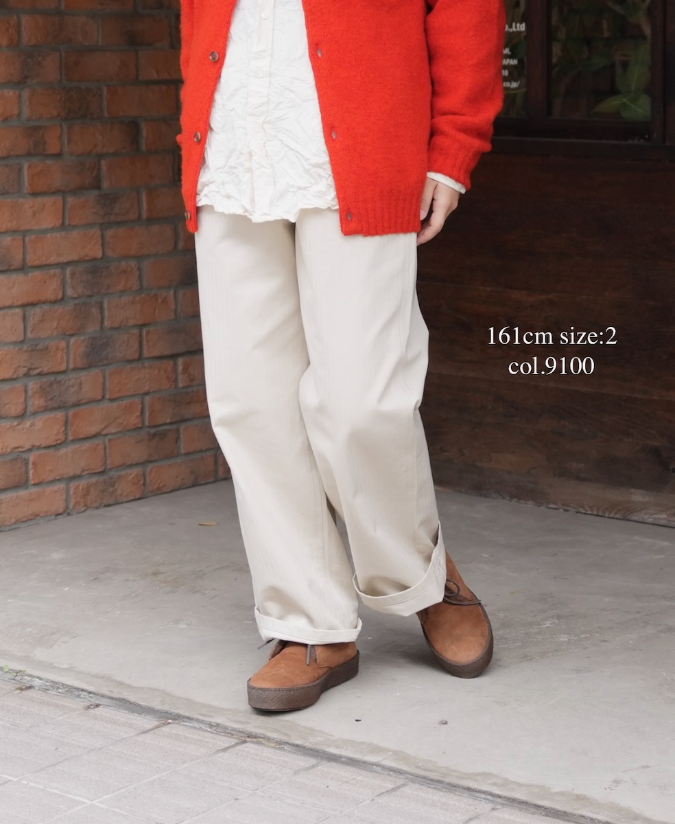 GNAM2551(パンツ) ORGANIC COTTON HERRINGBONE WORK PANTS