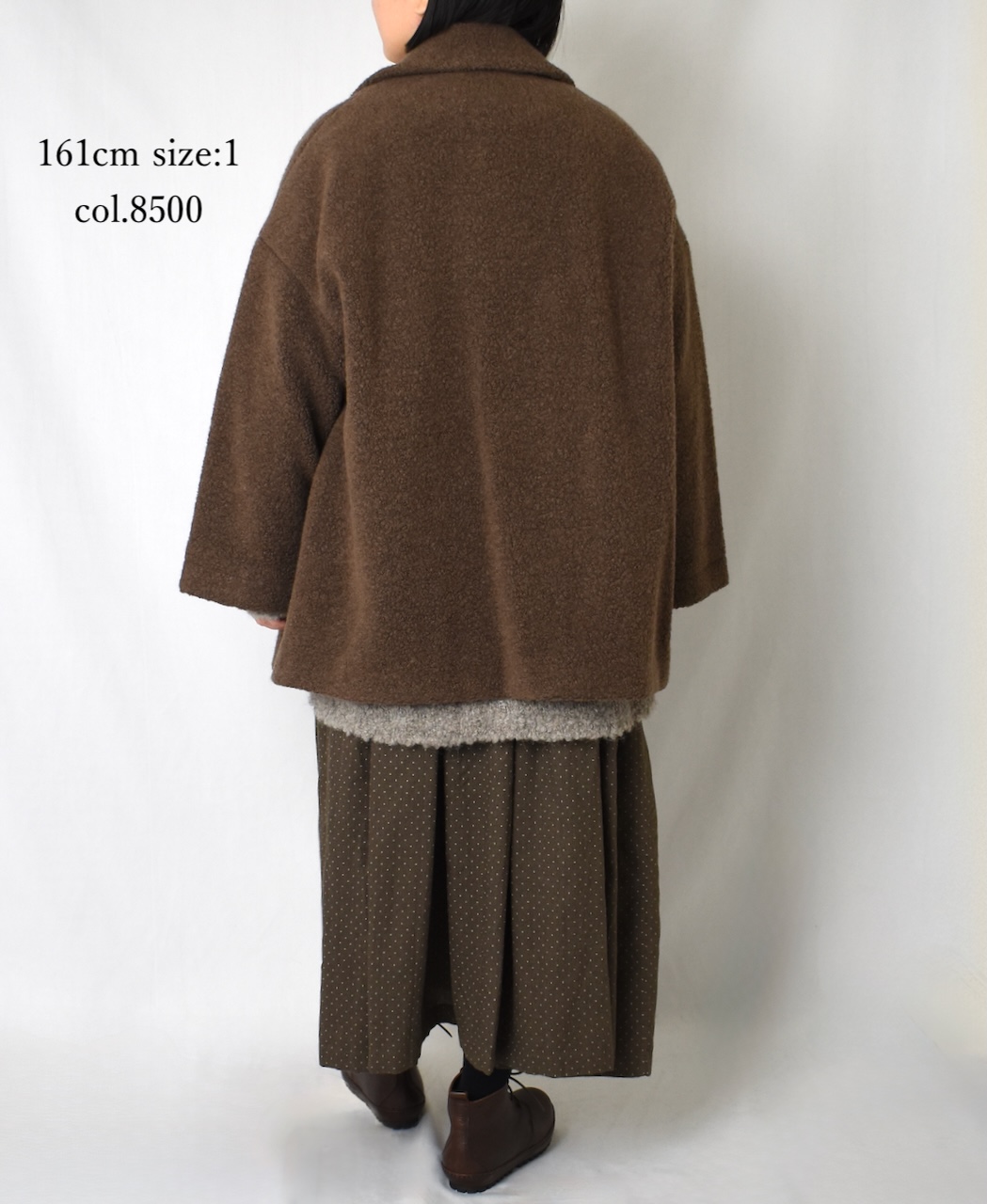 JNMDS2451(コート) RECYCLE BOA WOOL DOUBLE OVER COAT