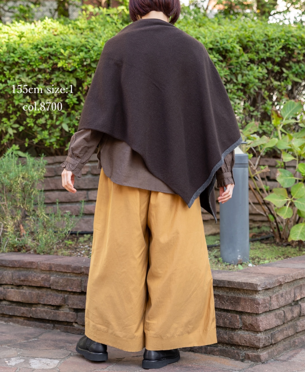 INMDS25752(シャツ) WOOL/COTTON/SILK PLAIN FRILL COLLAR PULLOVER SHIRT