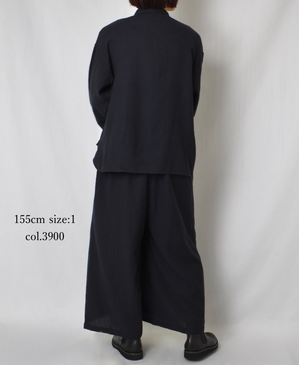 NMDS25605(パンツ)  BOILED WOOL PLAIN EASY PANTS