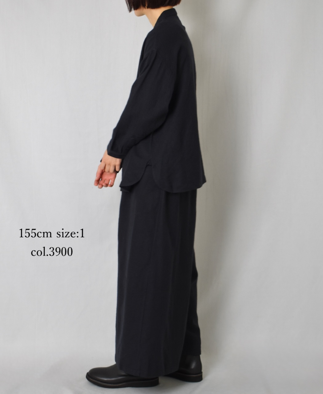 NMDS25605(パンツ)  BOILED WOOL PLAIN EASY PANTS